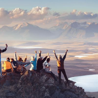 corporate travel group team